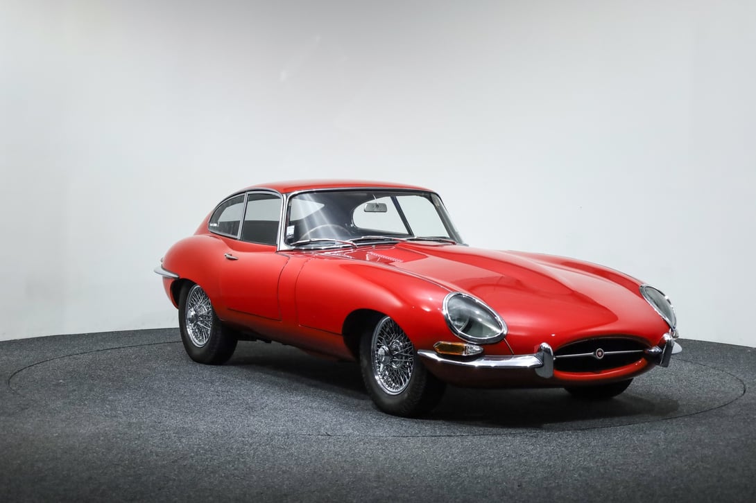 1965 Jaguar E-Type at Duncan & Ebbett Hamilton