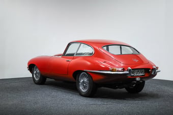 1965 Jaguar E-Type at Duncan & Ebbett Hamilton