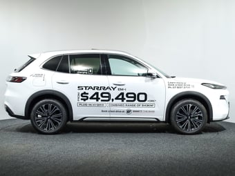 2026 Geely Starray EM-i at Ebbett The Base